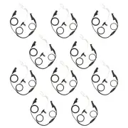 10 Units New 2-Wire Radio Earpiece Palm Size PTT for Motorola DP3400 DP3401