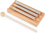 Tone Chime Bell for Teachers,Meditation Chime,Three Tone Chime,Meditation Chime with 3 Tone,Delicate Meditation Chime,Calming Meditation Chime,Pleasant Hand Percussion Chimes for Releasing Mood
