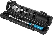 Fulasun Open End Torque Wrench 5 to 60 Nm Adjustable Torque Wrench with Changeable Head and Click Safe Torque Wrench Tool Professional Torque Wrench Spanner for Refrigeration System Fulasun(blue)