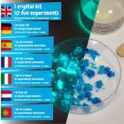 for Kids - Grow Glow in The Dark Crystals, Growing Kit for Crystal Making Kit