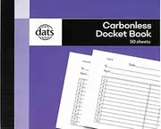 50 Page Carbonless Order Docket Book Office Shop Business