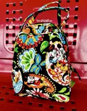 Vera Bradley DISNEY Lunch Bunch Bag MIDNIGHT with MICKEY FLORAL Tote NWT RARE