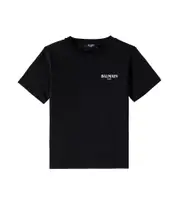 [Balmain Kids] Balmain Kids Logo cotton jersey T-shirt Y 14 black