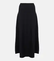 [Extreme Cashmere] Extreme Cashmere N°388 Ease cashmere-blend maxi skirt One Size black
