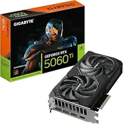 Gigabyte GeForce RTX 5060 Ti WINDFORCE 8G Graphics Card - 8GB GDDR7, 128bit, PCI-E 5.0, 2572MHz Core Frequency, 3X DisplayPort, 1x HDMI, GV-N506TWF2-8GD