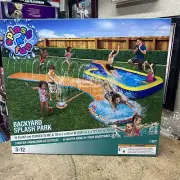 NEW Splash N Fun Splash Factory Water Slide Kiddie Pool Backyard Water Park