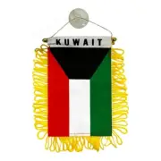 Kuwait Flag Mini Banner / Kuwait Flag / Double Sided Mini Kuwait Car Window Flag
