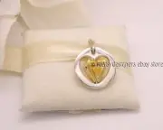 NEW Authentic Pandora Shine MOM'S GOLDEN HEART Dangle Charm 767774 RETIRED