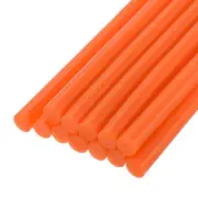12pcs Mini Hot Glue Sticks for Glue Gun 0.43-inch x 4-inch Light Orange