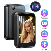 Full Touch Screen Bluetooth 5.4 MP3 Player HiFi Music With Camera Speaker FM