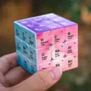 3x3 Periodic Table Speed Cube Puzzle - Exciting Brain Teaser Game