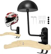 Motorcycle Helmet Holder - Helmet Mount Stand Holder, Motorcycle Gear Storage Rack | Motorbike Wall Mount, Load Capacity Hanger Rack for Belts Keys Safety Hats Jerseys Gloves Vests