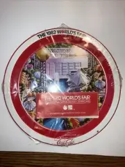 Coke-Cola "The 1982 Worlds Fair" Metal Collectible 12” Tray With Coupon Book