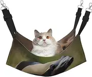 EdWal Cute Honey Badger print Soft Sleeping Hammock Cat Hammock for Cage Hanging,Pet Hammock Bed Adjustable for Small Animals