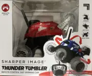 Thunder Tumbler Wireless Remote Control Spinning Car By Sharper Image Red