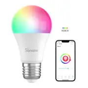 SONOFF Wifi LED smart bulb RGB 9W CCT E27 dimming and color-changing bulb