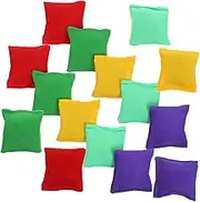 YARNOW 15Pcs Bean Bag Game Interactive Outdoor Toss for Durable Non Leaking Fun Plaything for Teamwork and Coordination
