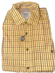 Bonart Mix Colors Size 15 1/2 Reg. 39 Long Sleeve Button - Up Men's NWT