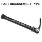 Bicycle Quick Release Thru Axle Skewer 100x15mm/MTB Front Fork Shaft Lever