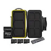 Kingston 64GB Canvas Select Plus 3 Pack Memory Cards and Card Reader Bundle
