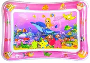 Baby Water Play Mat Inflatable For Infants Toddlers Fun Tummy Time Sea World