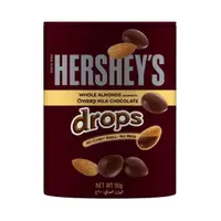 在飛比找momo購物網優惠-【Hersheys 好時】Drops杏仁夾餡牛奶巧克力 鐵盒