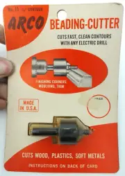 Vintage Arco Beading-Cutter No.11 3/16" Contour Cuts Fast Clean Contours USA NOS