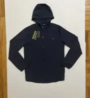 Travis Mathew Tequila Tiempo Lightweight Tech Hooded Jacket Men S Blue Nights