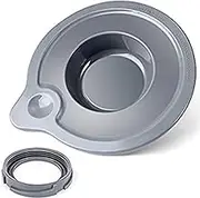 JOYSOG Mixer Bowl Cover for KitchenAid Tilt Head Stand Mixer K5GB 5quart Glass Bowl, Mixer Accessories Mixer Bowl Lid Cover for kitchenaid 5Quart Blender, Reusable Bowl Cover Splash Guard