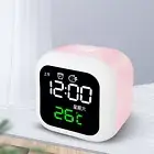 Alarm Clock Minimalistic Multifunctional Led Digital Alarm Clock Abs