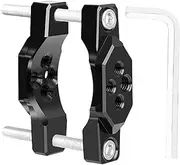 Motorcycle Auxiliary Spotlight Stand,Motorcycle Headlight Pole Brackets Clamp Holder - Spotlight Bar Mounting Clamp, Sturdy, Versatile for Vintage Motorcycles