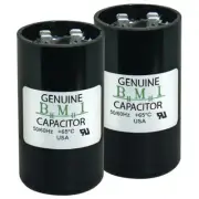(2) PACK , 145-174 uF x 220 250 VAC BMI # 092A145B250BD4A Motor Start Capacitor