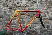 NOS bianchi mega pro L frameset new old stock made italy pantani aluminium 7005