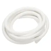 Silicone Foam Seal Strip, 3 M(9.8FT) 12mm(0.47")Dia Round Solid Sponge, White