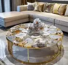 30" Unique White Agate Geode Custom Centre Table Top Luxury Home Furniture Decor