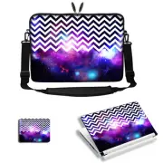15" 15.6" Laptop Computer Bag w Shoulder Strap & Matching Skin Mouse Pad 3120