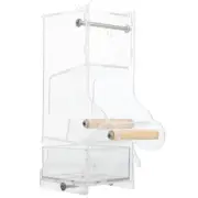 Hanging Bird Dish Pigeon Feeder Tray Hanging Parrots Feeder Window Bird Feeder