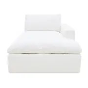 [James Lane] Cloud Deep Chaise Right Module Muse Frost
