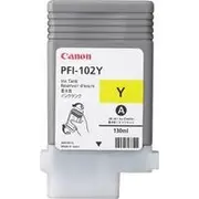 Canon PFI-102Y YELLOW INK TANK 130ML FOR IMAGEPROGRAF IPF500, IPF600, IPF650, IPF700