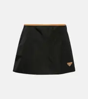 [Prada] Prada Re-Nylon miniskirt AU 8 brown