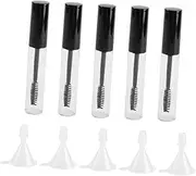 TOVINANNA Pcs Ml Empty Mascara Tubes Lid Eyelash Brush Containers Refillable for Diy Mascara