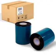 3.27" X 1476' Thermal Transfer Ribbons Zebra 1" Core 24 Rolls Wax