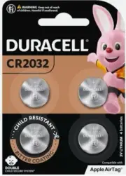DURACELL CR2032 Lithium BATTERIES Original Sealed 4 Pack - Free Shipping
