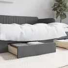bed drawers storage under bed grey fabric engineered wood 67x50x16 3911