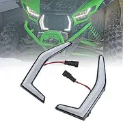 LED Accent Fang Lights Assembly Grille Lamps DRL, for Teryx, for KRX 1000 2020 2021 2022 2023 LED Center Grill Light