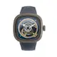SEVENFRIDAY PS1/04 三代全球限量版黃銅材質雙層 ​​錶殼自動上鍊機械錶-47 X 47.6mm