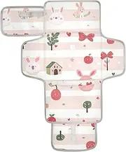 Reusable Diaper pad with Tissue Pocket Waterproof Pads for Baby for Girl & Boy