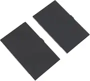 ARTIBETTER 2pcs Storage Cases Memory Card Case Holder Card Case Portable Storage Memory Case Storage Case Wallet Storage Case for Memory Storage Accessory Case Black Aluminum Alloy