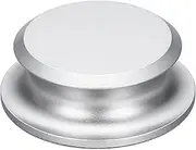uxcell Vinyl Record Weight Stabilizer,172g/6oz Aluminum Record Clamp Weight Disc Stabilizer 2.7"x1" Turntable Vibration Damper Reducer for LP Players,Silver