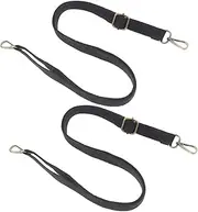 [LOLIPPYY] Adjustable Replacement Shoulder Bag Strap Durable Detachable Belt for Messenger Bags and Briefcases Comfortable Accessory Black